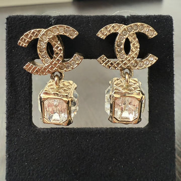 Chanel Coco Rhinestone Post Earrings
