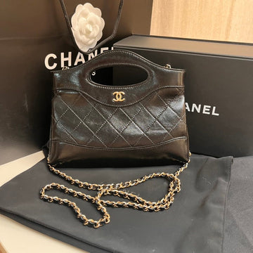 Chanel Quilted Black Cross Body Bag – Leather