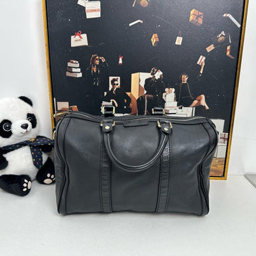 Gucci Black Leather Boston Top Handle Bag (, No Strap)