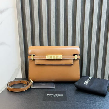 Preloved Saint Laurent Sac De Jour Tan Shoulder Bag