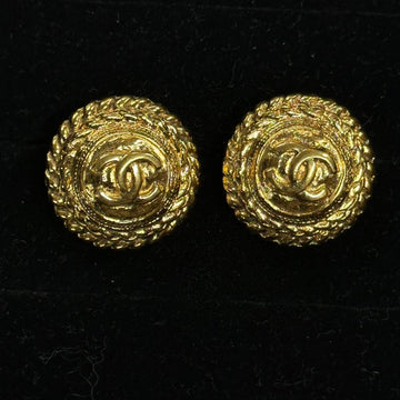 Chanel Earrings 945 Gold Statement