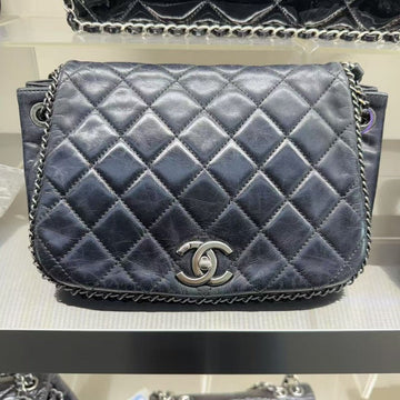 Chanel Quilted Classic Black Shoulder Flap Bag