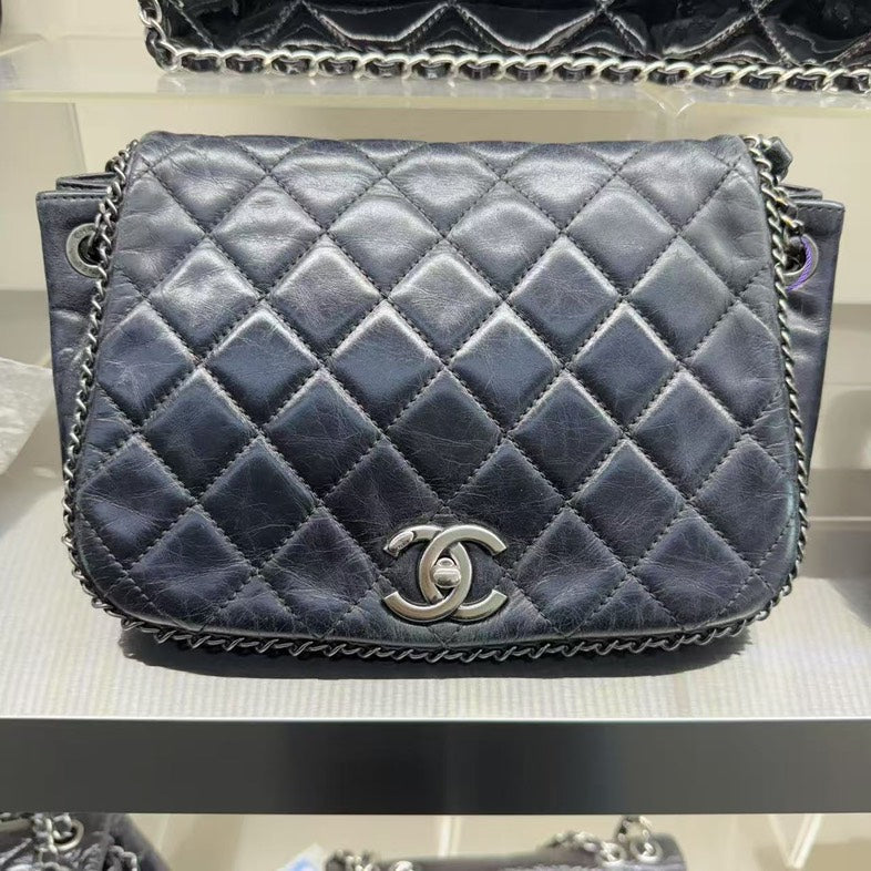Chanel Quilted Classic Black Shoulder Flap Bag