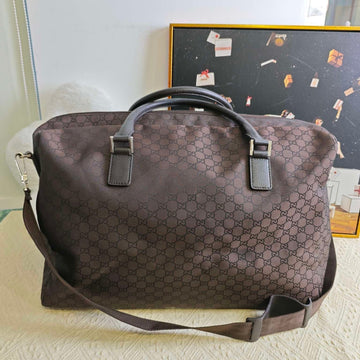 Gucci GG Plus Brown Shoulder Bag -  Designer Handbag