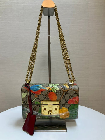 GUCCI Padlock Bag Padlock GG Supreme Multicolor Shoulder Bag