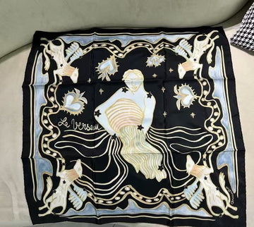 Christian Dior Le Verseau Scarf Black Scarves and Shawls OS