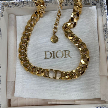 Dior  Gold CD Choker Necklace