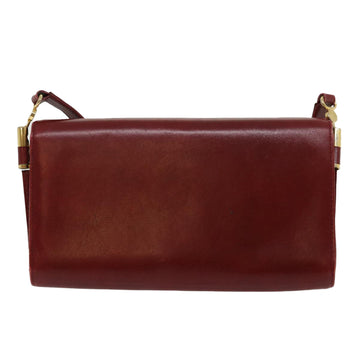 GUCCI Shoulder Bag Leather Red rd2208