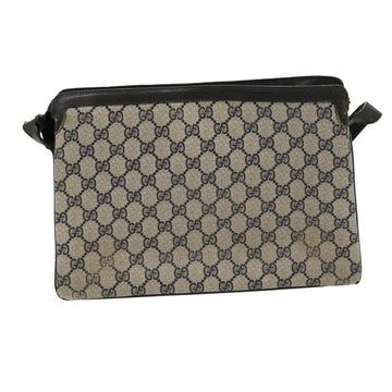 GUCCI GG Canvas Sherry Line Shoulder Bag Beige Red Navy 1402013 rd2346