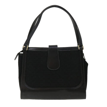 GUCCI Micro GG Canvas Shoulder Bag Black rd3454