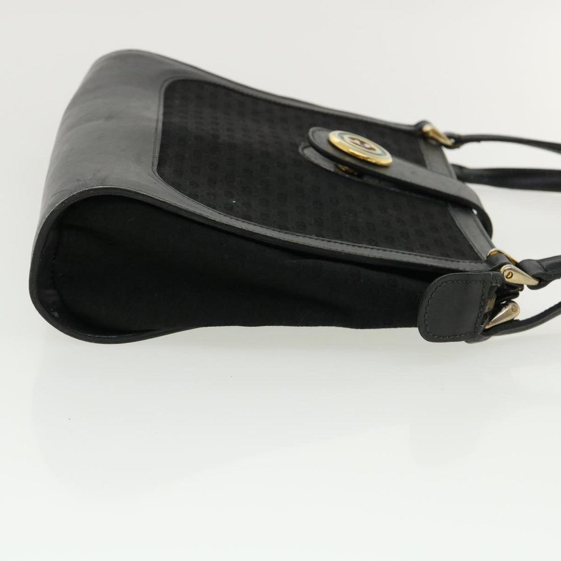 GUCCI Micro GG Canvas Shoulder Bag Black rd3454