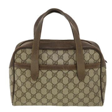 GUCCI GG Canvas Web Sherry Line Hand Bag Beige Red Green 24.02.053 rd4756