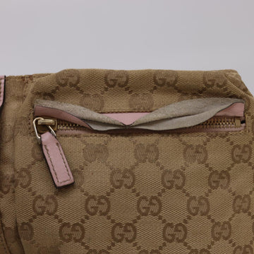 GUCCI GG Canvas Waist bag Beige 28566 rd4879
