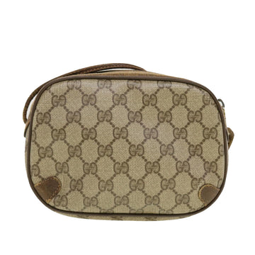 GUCCI GG Canvas Web Sherry Line Shoulder Bag Beige Red 89.02.066 rd5229
