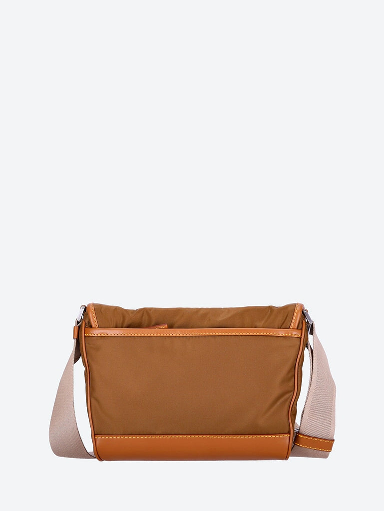 Prada Men Re-Nylon And Leather Shoulder Bag