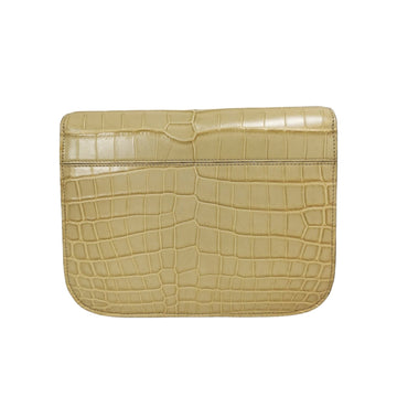 Celine Classic medium beige crocodile