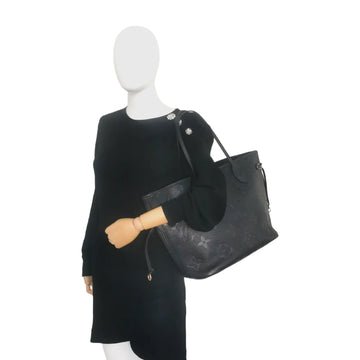 Louis Vuitton Neverfull MM Black Monogram Empreinte