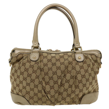 GUCCI GG Canvas Shoulder Bag Beige 247902 ro787