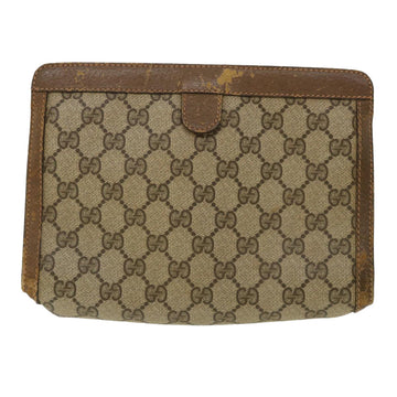 GUCCI GG Canvas Web Sherry Line Pouch Beige Red Green 89.01.032 ro850