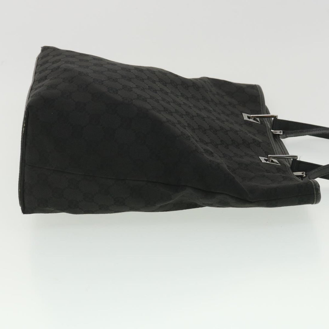 GUCCI GG Canvas Tote Bag Black 31243 ro911