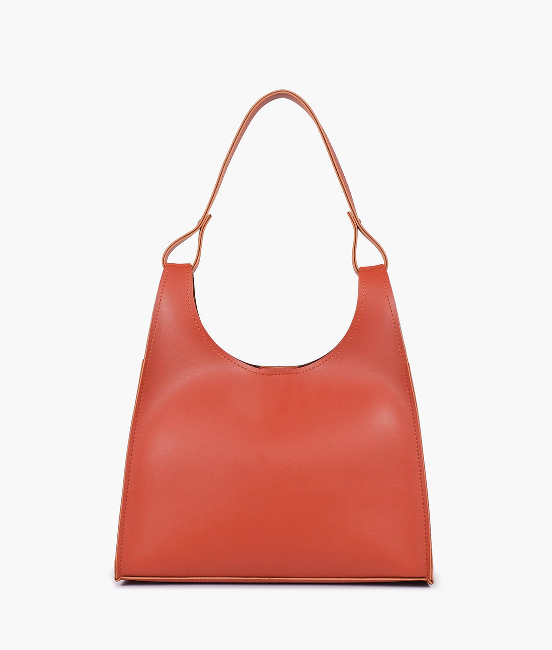 Rust hobo tote bag