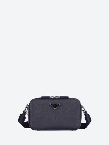 Prada Men Saffiano Travel Leather Handbag