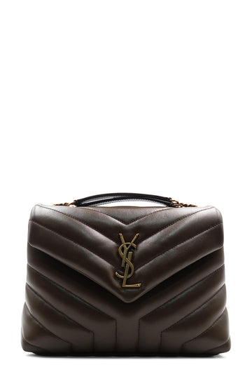 Loulou Small with Gold Hardware Brown