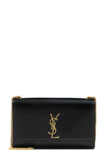 Monogram Medium Kate Black with Gold Hardware