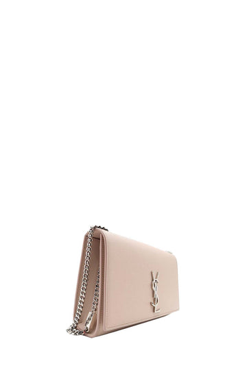 Monogram Medium Kate with Silver Hardware Pale Blush