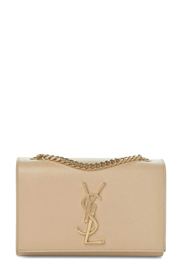 Monogram Small Kate Beige with Gold Hardware