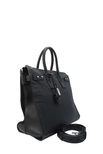 Sac De Jour North/South in Grained Leather Black