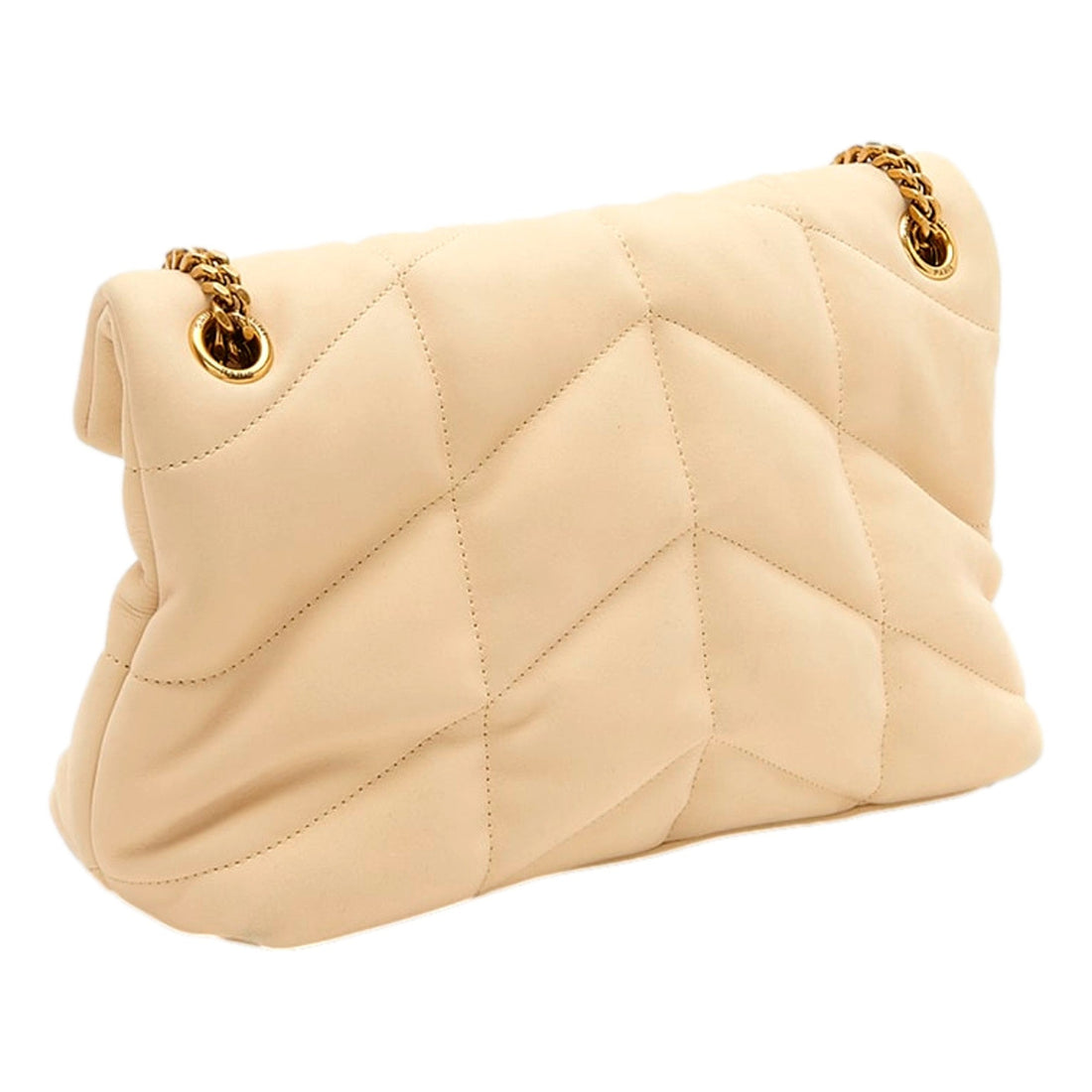 Saint Laurent Lou Puffer Shoulder Bag in Quilted Leather