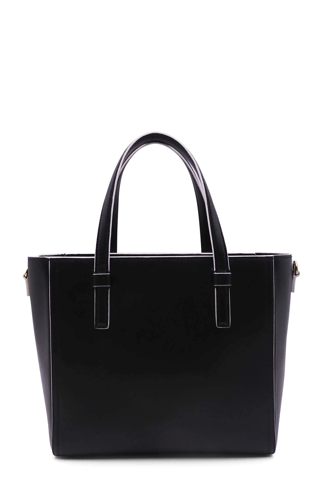 Laser Cut Shopping Tote Black