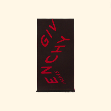 Givenchy Chevron Logo Scarf, Brand New
