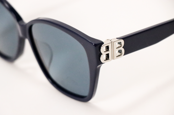 Balenciaga Rectangle-Frame Acetate Sunglasses