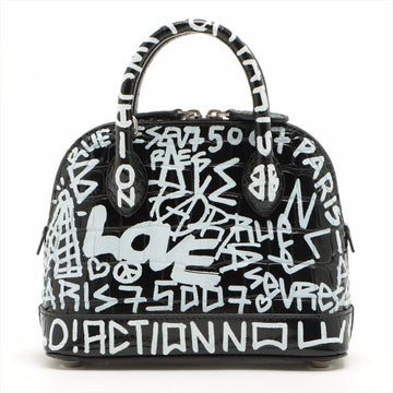 Graffiti Ville XXS in Black Leather 2-way
