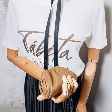 Extra Mini Pouch Leather Brown Bag