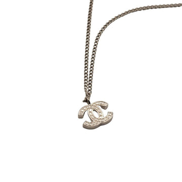 Pendant Chain Necklace CC silver Vintage