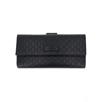 Continental Black Leather Wallet