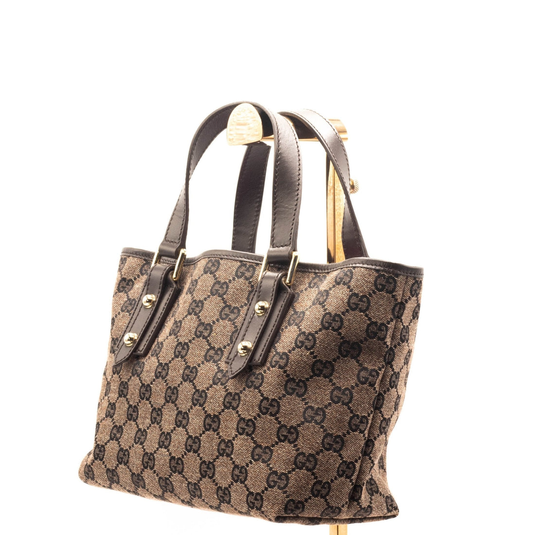 GG Canvas Jaquard Joliquer Mini Tote Bag Grey