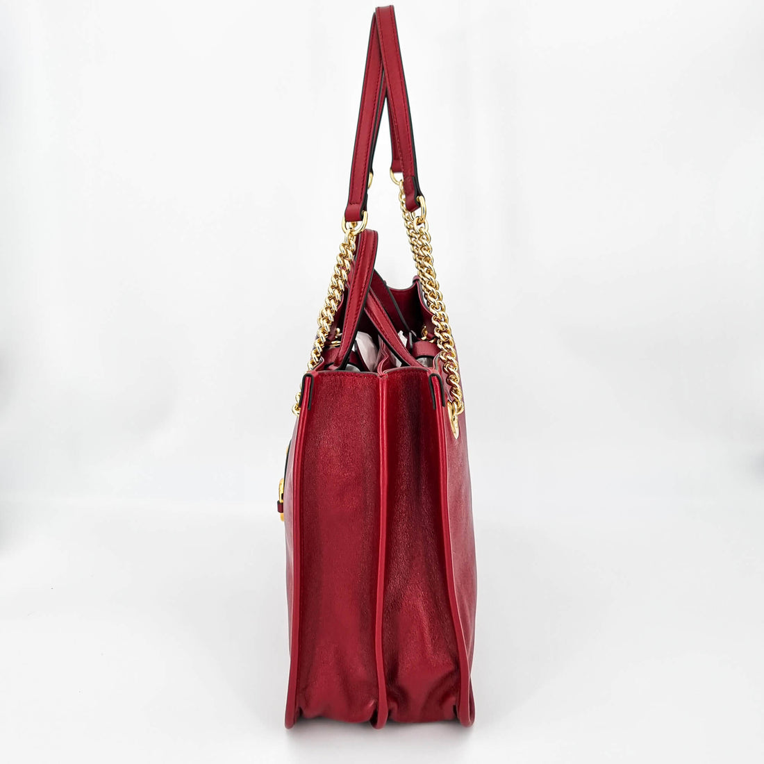 Horsebit Tote 1955 Red Leather