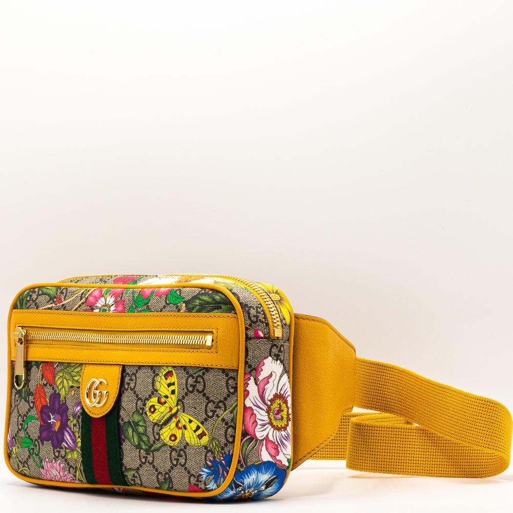 Ophidia GG Flora Crossbody Belt