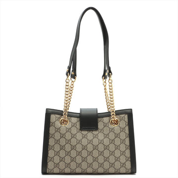 Padlock Small GG Supreme Shoulder Bag Beige