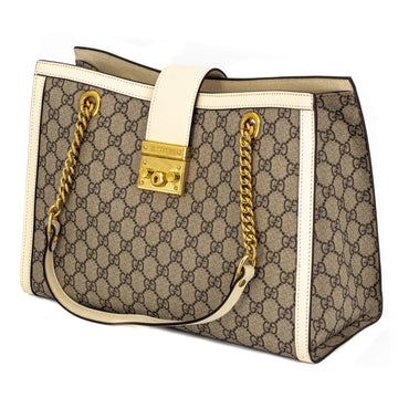 Padlock Tote in GG Supreme