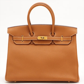 Birkin 35 Togo Gold with Gold Hardware