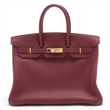 Birkin 35 Togo Rouge Garance Gold Hardware