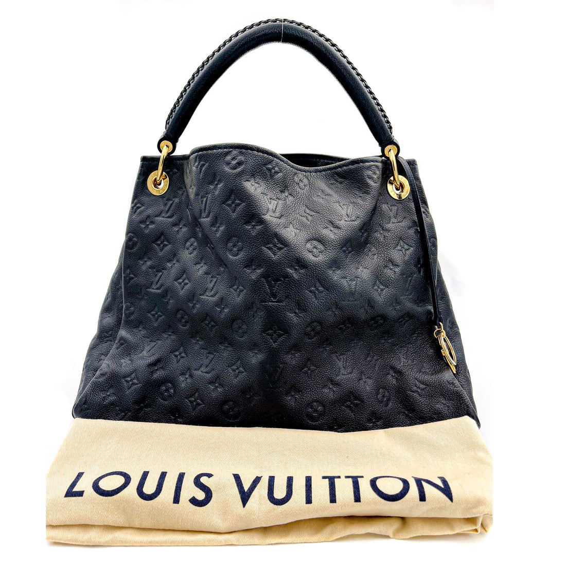 Artsy MM Navy Blue Leather