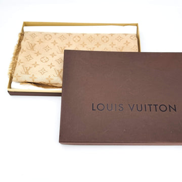 Beige Monogram silk