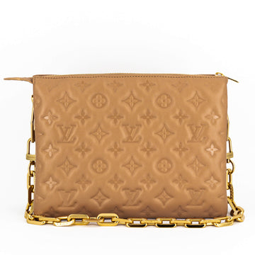 Coussin PM Beige Leather
