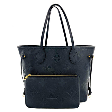 Neverfull MM Black Empreinte Leather